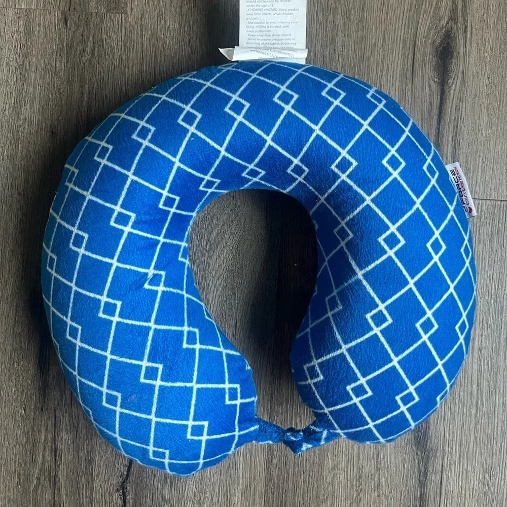 Force1 Blue Geometric Accent Pillow